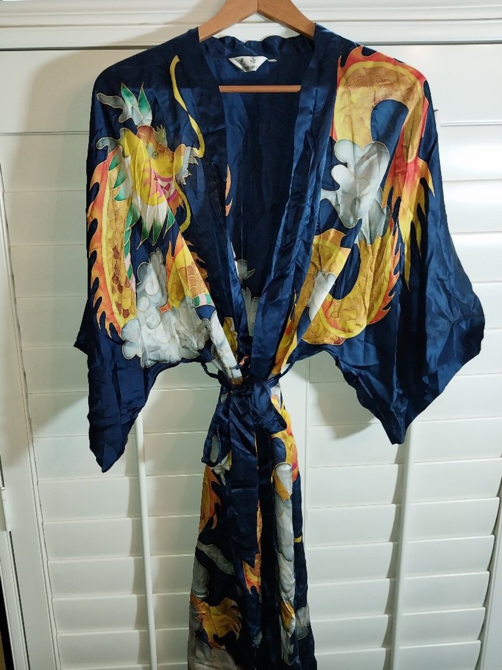 Chinese Dragon Robe 100% Silk